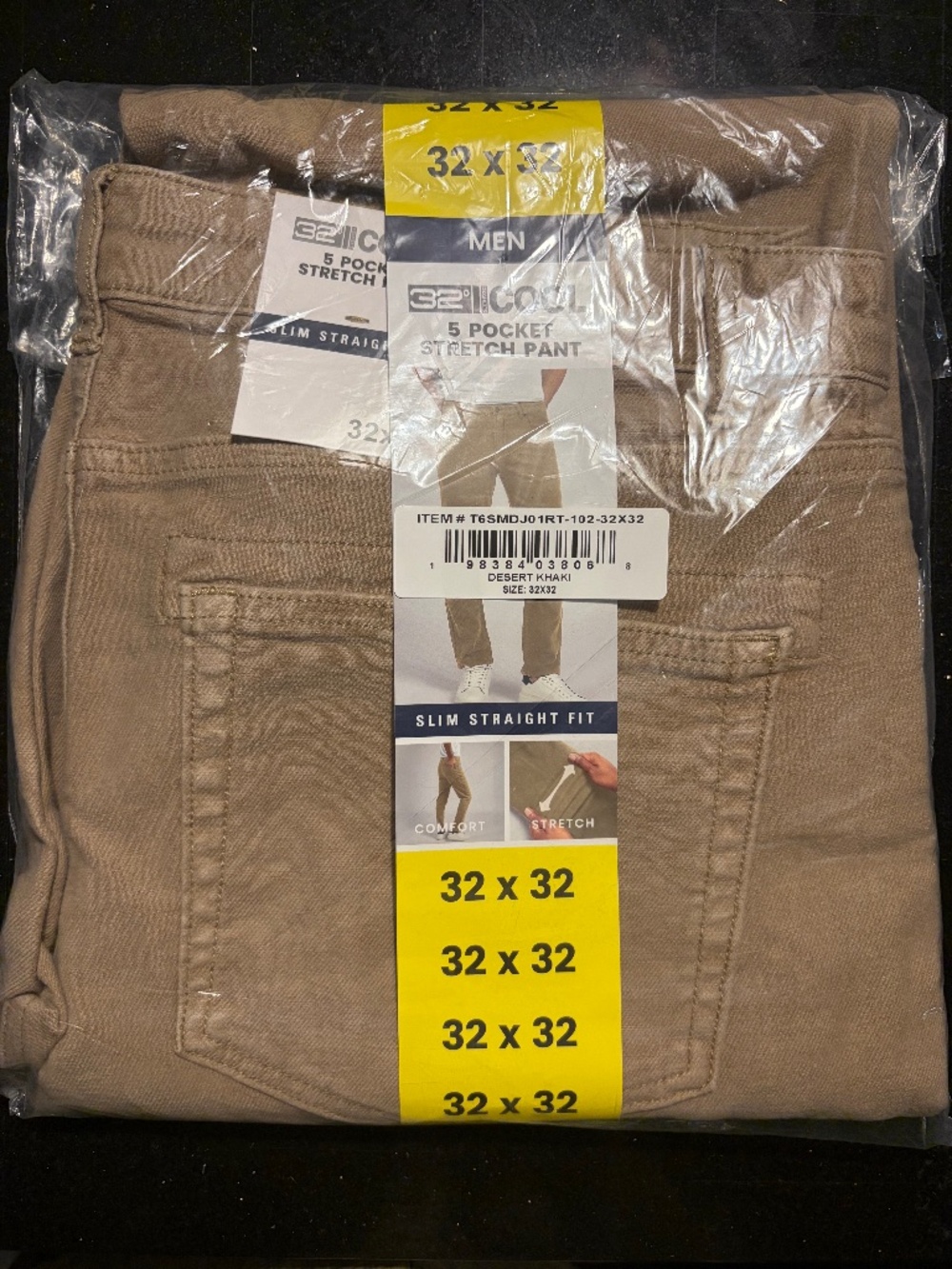 Brand new 32° men’s stretch pants